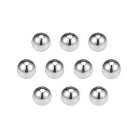 TOP-VIGOR 50pcs 3mm Bearing Balls G100 Precision Balls, 316L Stainless Steel Balls 3mm for Equipment Repairing or Maintenance
