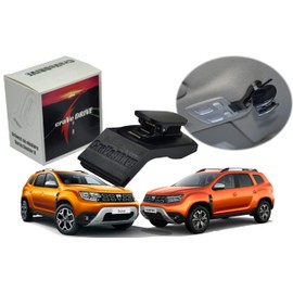 craVeDRIVE Car Glasses Holder for Dacia | Vehicle Glasses Clip | Sunglasses Holder Clip | Glasses Holder Compatible with Dacia Duster 2