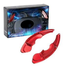x xotic tech Red Aluminum Shift Paddle Shifter Extensions Compatible with Lexus IS250 IS300 IS350 RC350 RC300 NX300 NX200t CT200h Interior Accessories