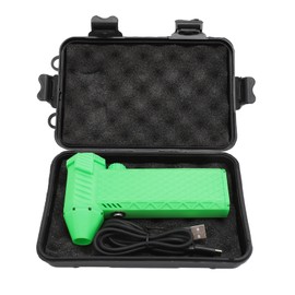 Jet Dry Mini Blower 200000 RPM Electric Air Duster Jet Fan Stepless Speed Regulation Type C QC15W Fast Charging for Car Computer Keyboards Outdoor Green