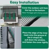 Plusluck Air Conditioner Covers for Outside: U Shaped Window Air