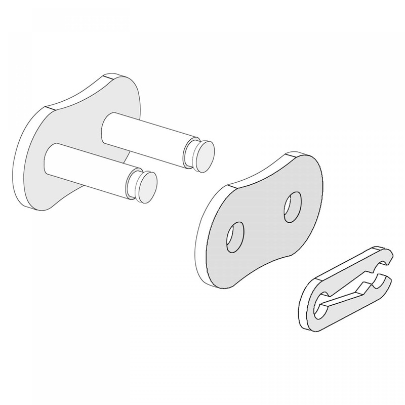 sourcing map 8Pcs Chain Master Connector Link Roller, 1/2" Pitch