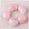 Ipetboom 2sets Love Heart Stones for Chakra Balancing Healing Gemstones