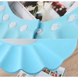 ArRord Baby Kids Children Adjustable Shampoo Bath Shower Cap Hat Washing Hair Shield(Blue)