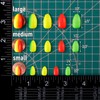 Dr.Fish 30 Pack Oval Foam Floats Trout Floats Fishing Rig