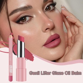 Moisturizing Lip Balm - Hydrating Lipstick | Non-Sticky Nourishing Matte Balm for Chapped Mouth Youth Mother Women Night Repair