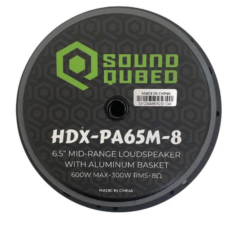 Soundqubed HDX Series Pro Audio 6.5" Speaker Mids 300w RMS