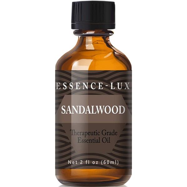 Essence-Lux 60ml Oils - Sandalwood Essential Oil - 2 Fluid Ounces