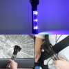 LED Solar Flashlight High Brightness Magnetic Torch USB Charging for