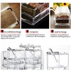 V·RESOURCING Clear Seasoning Box,4 Pieces Clear Seasoning Storage Container for