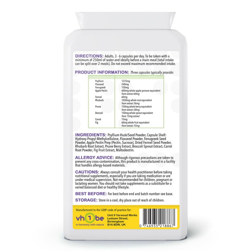 Psyllium Fibre Complex – Gut Health & Digestive Regularity Support