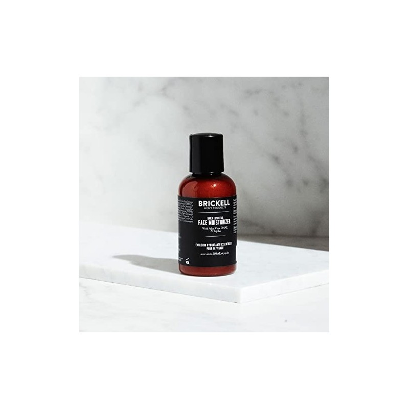 Brickell Men's Products Daily Essential Face Moisturizer, 2 Ounce