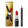 MAC Tiny Treasures Mini Lip Duo, Red, 2 Piece Set