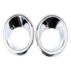 DriveFix Fog Light Cover Trim Ring Chrome Driver and Passenger