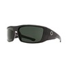 SPY Dirk Soft Matte Black/HD Plus Gray Green Rectangular Sunglasses