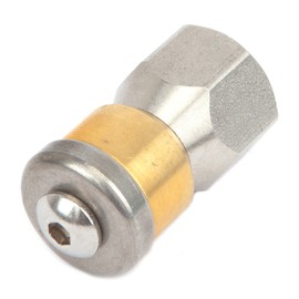 Forney 75142 Pressure Washer Accessories, Sewer Nozzle, Rotating, 1/4-Inch Female NPT-by-5.5mm, 4,000 PSI