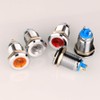 Gebildet 5pcs 12mm AC/DC 12-24V Stainless Steel Waterproof LED Indicator