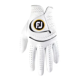 FootJoy Men's StaSof Golf Glove, White, Large, Worn on Right Hand