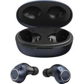 Wireless V5.2 Bluetooth Earbuds Compatible with Oppo A1 Pro 5G with Charging Case for in Ear Headphones. (V5.2 Black)