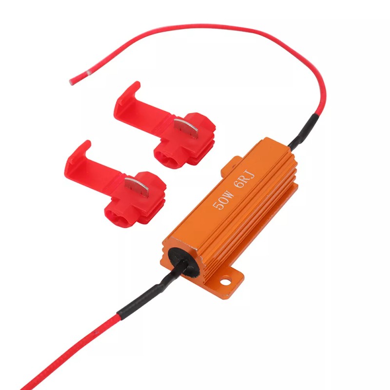 2pcs Load Resistor 50W 6RJ 6ohm LED Decoder Fix Hyper