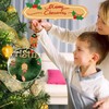 Elionless 12 x Traditional Gingerbread Man Christmas Tree Ornaments Pendant