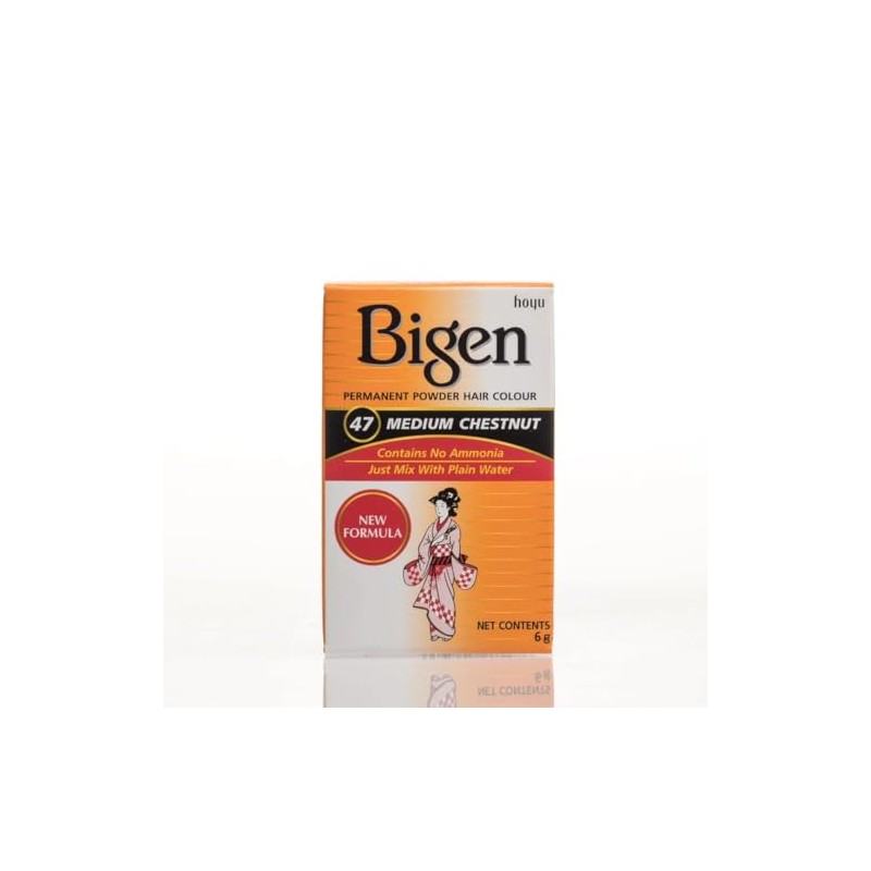 Bigen Powder Hair Color #47 Medium Chestnut .21 oz. (Case