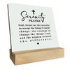 Serenity Prayer Wood Plaque Gift, God Grant Me The Serenity,