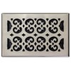 Decor Grates SPH610-NKL Floor Register, 6x10, Nickel Finish