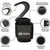 Flexi Muscles Weight Lifting Hooks (Pair) - Heavy-Duty Wrist Straps