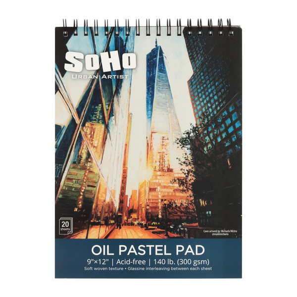SoHo Urban Artist Fine Textured Professional Pastel Paper Pad -