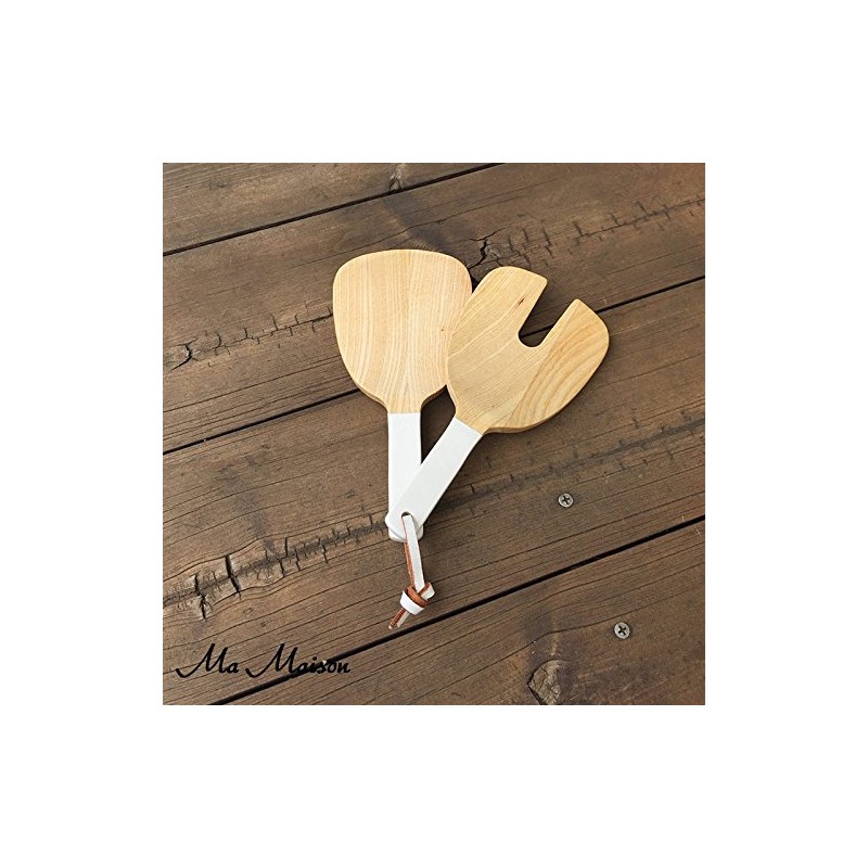 MaMaison Salad Server Paddle White ahw0151white