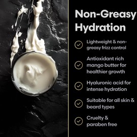 Beard Cream by Beard Struggle-Valhalla's Gates Beard Butter Moisturizer&Softener for Men-Hydrated with Avocado&Jojoba Oils-Beard&Mustache Growth Cream 50g