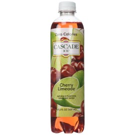 Cascade Ice Zero Cal Sparkling Water, Cherry Limeade, 17.2 Fluid Ounce (Pack of 12)