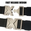S-MAN 3.4cm Wide Elastic Belts for Men Quick Release Buckle