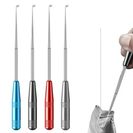 RICISUNG Hook Releaser, Set of 4, Hook Remover, Fishing Hook Remover, Quick Hook Remover, Small, Lightweight, Easy Operation, Fishing Tackle