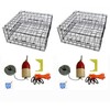 KUFA Sports 28" Vinyl Coated Crab Trap Accessory Kit (100'