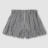 Jaju [JAJU] Plaid Shirring Bloomer Lounge Pants_Dark Mint