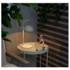 IKEA SOMMARLANKE Table Lamp 17 3/4 Beige Outdoor battery-operated