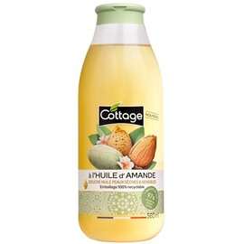 Cottage Shower Oil with Almond Oil – 97% Natural Ingredients, Hydrating & Nourishing Body Wash for Dry & Sensitive Skin, pH Neutral, Dermatologically Tested, Biodegradable, Paraben & SLS-Free, 560ml