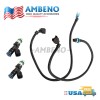 Cahuczlhoz Fuel Injectors w/ Harness Pair For 2011-2014 Polaris Ranger