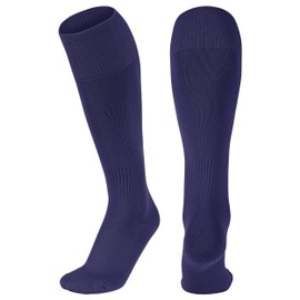 CHAMPRO Unisex Adult Compression Style Athletic For Baseball, Softball, Football, And More Pro Socks, Purple, Large US