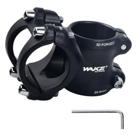 Bicycle Handlebar Stem 35 mm/45 mm/60 mm, ±7° Adjustable, Aluminium Handlebar Riser Bicycle for 31.8 mm Handlebars, Stem Bicycle with Hex Wrench, Ideal for Road Bike, Mountain Bike, BMX (35 mm)