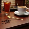 2 Pcs Gold 304 Stainless Steel Coffee Spoons, Stirring Spoons,