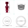 Pnltae Replacement Sealing Ring Set for Instant Pot Pro 60