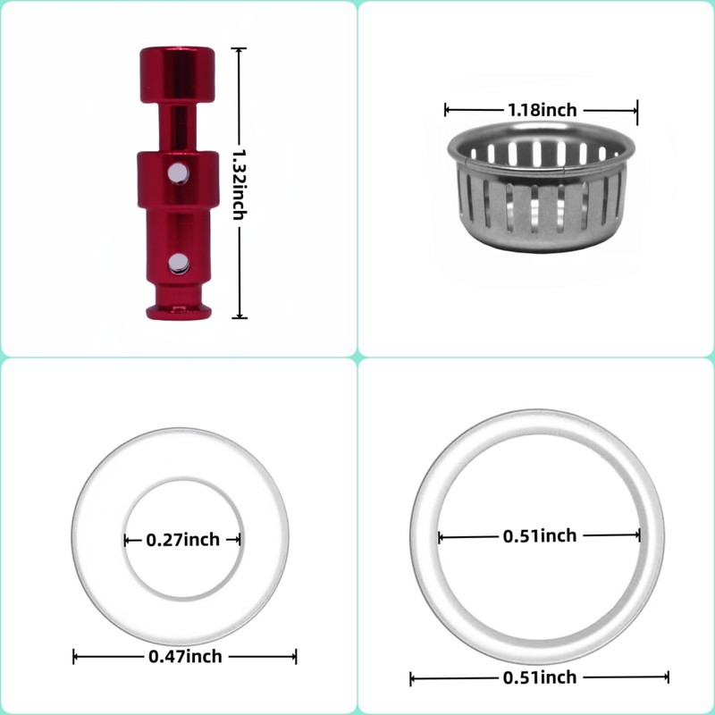 Pnltae Replacement Sealing Ring Set for Instant Pot Pro 60