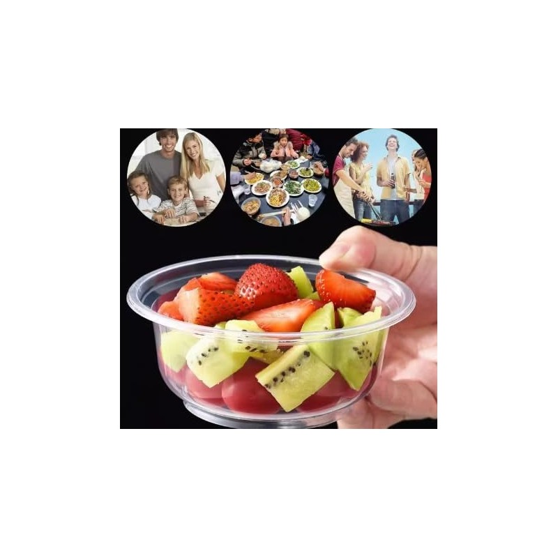 ASEANAO Thickened disposable bowl Household food grade fast food takeout