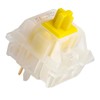 Gateron Milky Yellow Pro V2 Pre-lubed 5-Pin 50gf Linear Switches