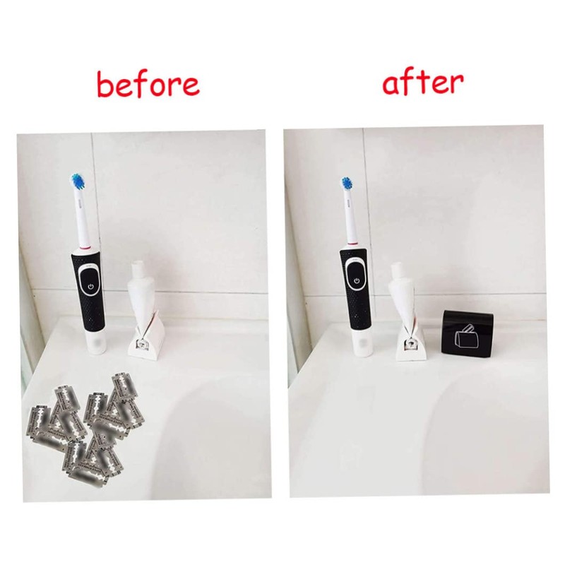 Shaver Disposal Case Safe Sharps Storage Bank Salon Razor Slice