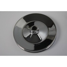 espeedpro21 CHROME POWER STEERING PULLEY SINGLE GROOVE V-BELT KEY WAY SAGINAW GM SBC BBC