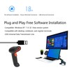 Wireless Barcode Scanner USB 2.4G and Bluetooth 1D Code Reader